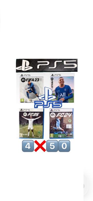 4 Juegos PS5 FIFA 4️⃣x5️⃣0️⃣€