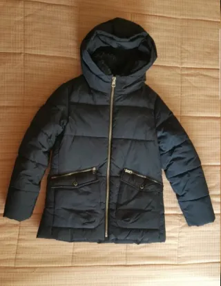 ABRIGO 100% PLUMAS, ZARA GIRLS, talla 12 (152 cm)