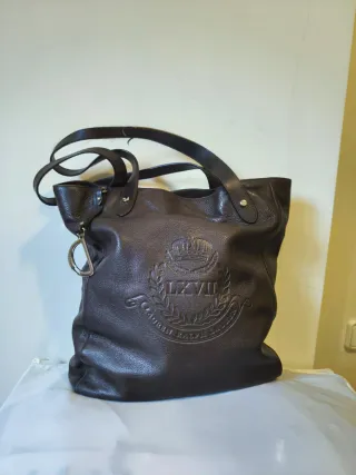 Bolso Tote Piel Marrón Ralph Lauren
