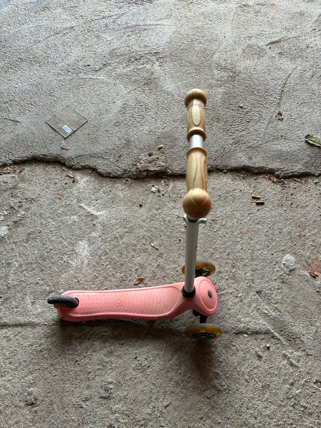 Patinete infantil 3 ruedas rosa