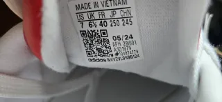 Adidas Stan Smith Talla 40 Blancas y Rojas