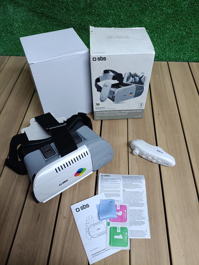 SBS – Gafas de realidad virtual y joystick para smartphones