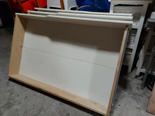 Estructura y cabecero cama Mandal IKEA