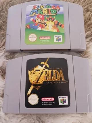 Nintendo 64 + Mando + 4 Juegos: Zelda, Mario, Star