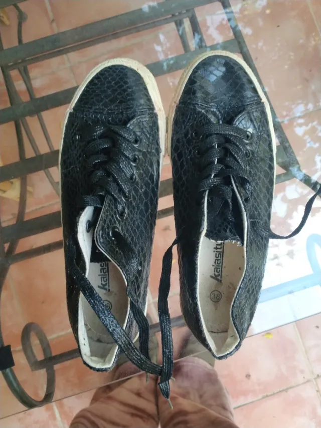 Zapatillas deportivas Kalasittu imita piel T.38