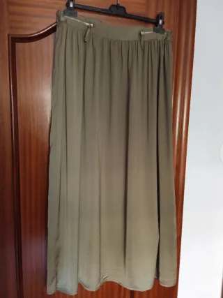 Falda Promod Caqui Talla Única