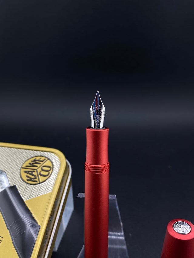 Pluma Estilográfica kaweco Al Sport Aluminio Rojo
