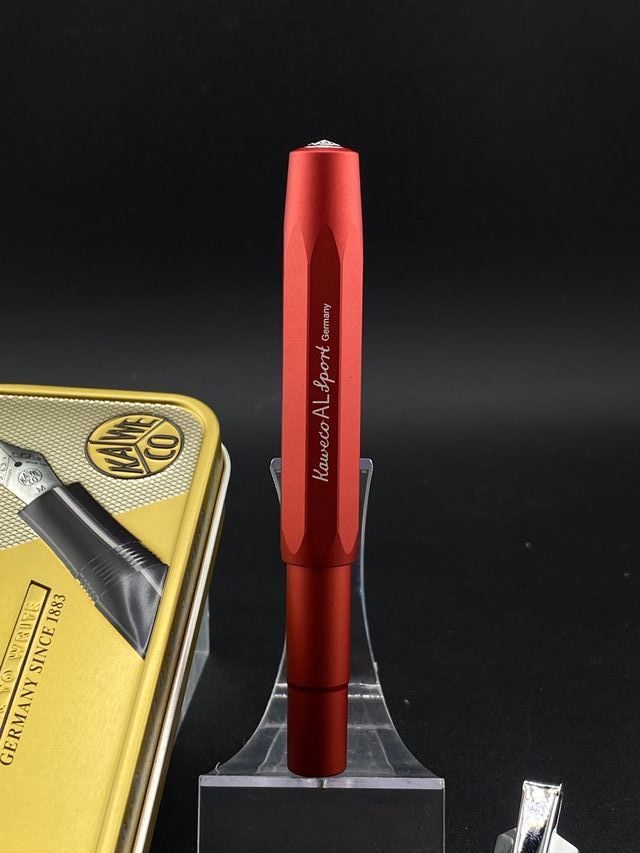 Pluma Estilográfica kaweco Al Sport Aluminio Rojo