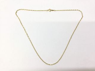 cadena oro 18k 25cm