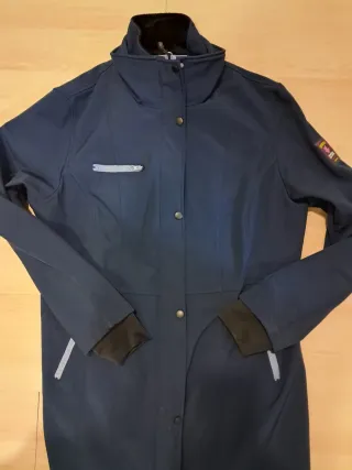 Abrigo/Parka impermeable azul