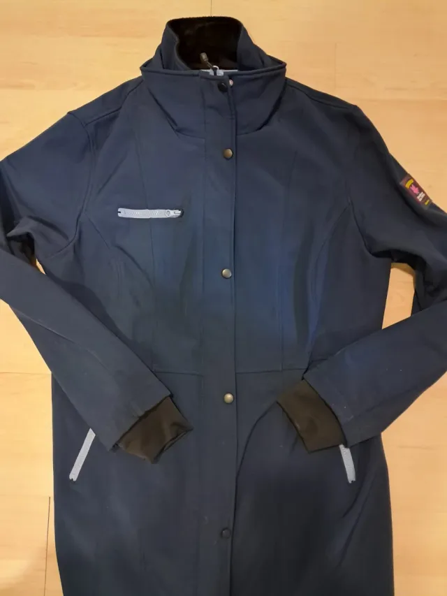 Abrigo/Parka impermeable azul