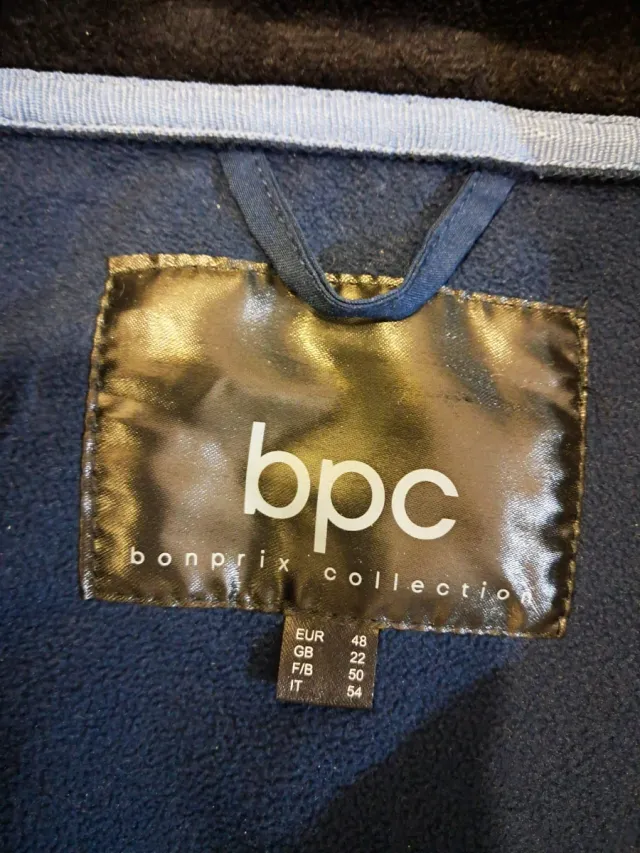 Abrigo/Parka impermeable azul