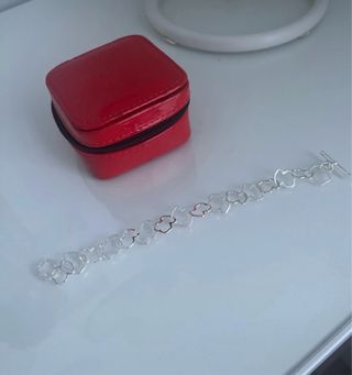 Pulsera Tous Plata Corazones Caja Original