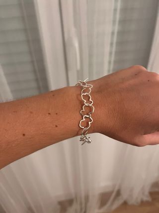 Pulsera Tous Plata Corazones Caja Original