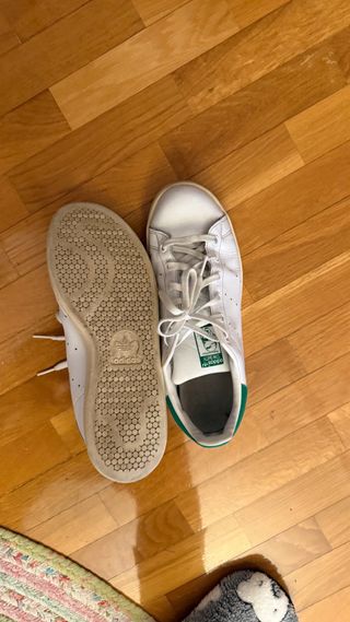 Zapatillas Adidas Stan Smith Blancas y Verdes