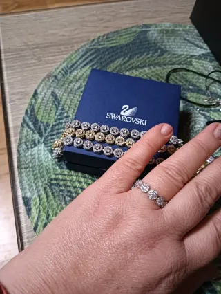 Anillo inspiración Swarovski Angelic Plata