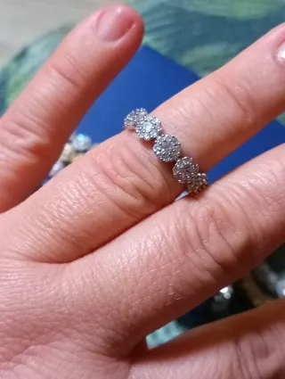 Anillo inspiración Swarovski Angelic Plata