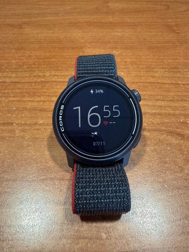 Reloj Coros Pace 3 Negro/Rojo
