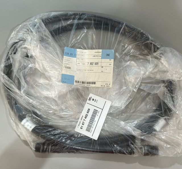 Conducto Tubo Flex Limpiafaros BMW 61677402609