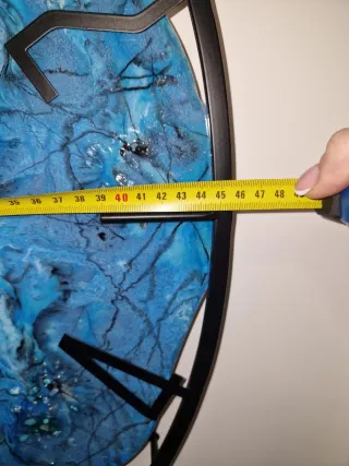 Reloj hecho a mano de Resina Epoxy Piedra Natural