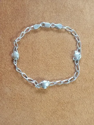 Pulsera Plata 925 con Dijes