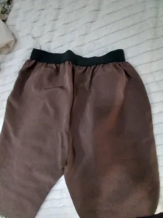 Pantaloni alla caviglia marroni