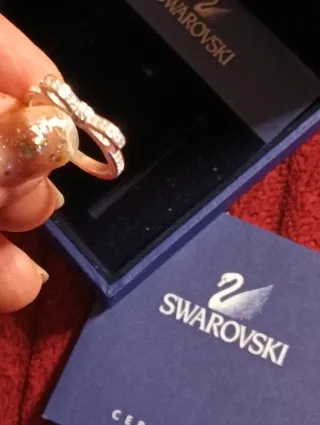 Anillo Lazo Plata con Circonitas