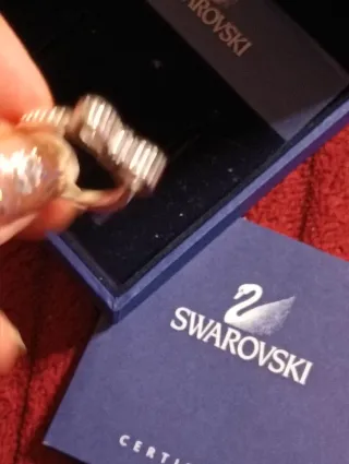 Anillo Lazo Plata con Circonitas