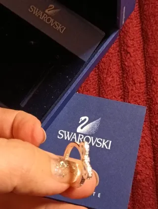 Anillo Lazo Plata con Circonitas