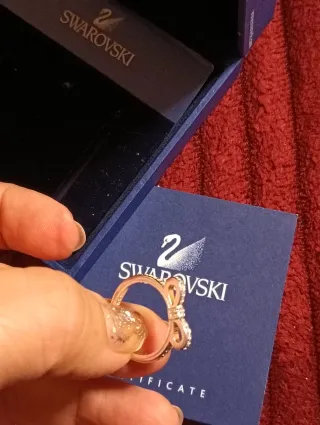 Anillo Lazo Plata con Circonitas