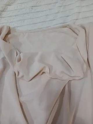 Blusa beige poliestere taglia M