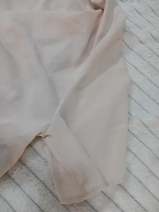 Blusa beige poliestere taglia M