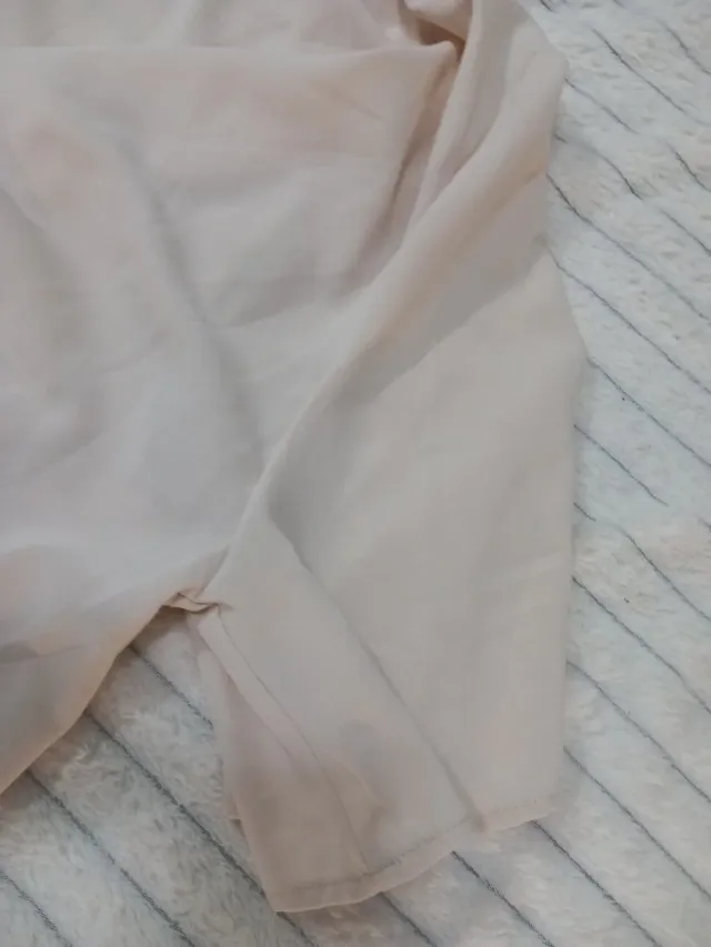 Blusa beige poliestere taglia M