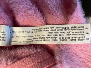 Jersey Bershka rosa peluche