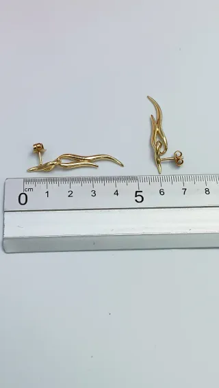 Pendientes de oro de 18kt.