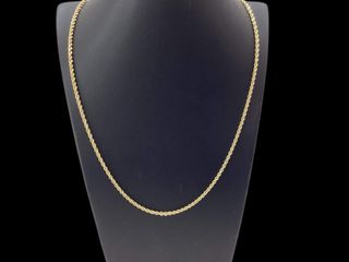 cadena oro 18k 25cm
