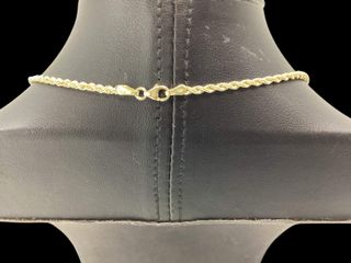 cadena oro 18k 25cm