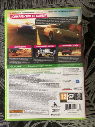 Forza Horizon 1 (2012). Xbox 360 y Series X/S.