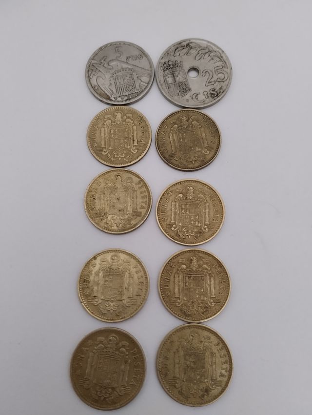 Monedas época franquista