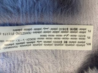 Bershka Cárdigan Peluche Morado Talla M