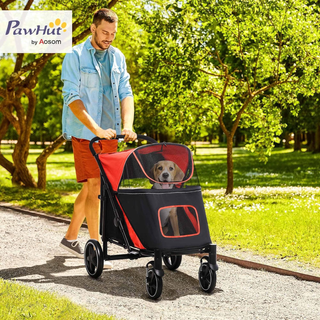 Passeggino per Cani di Taglia Grande e Media Piegh