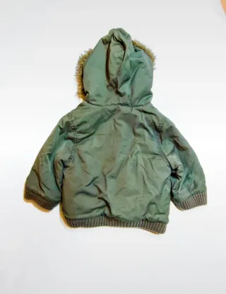 Casaco Obaïbi verde com pelo