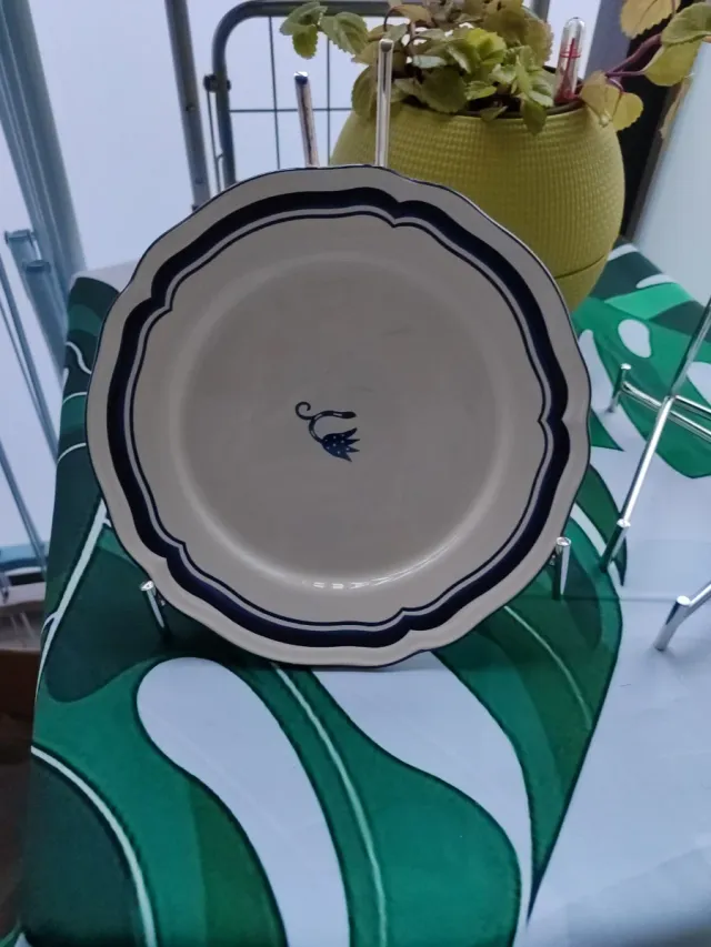 Set 4 Sujeta Platos Plateados