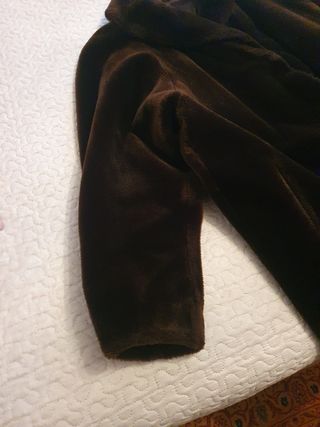 Abrigo marrón pelo talla 48