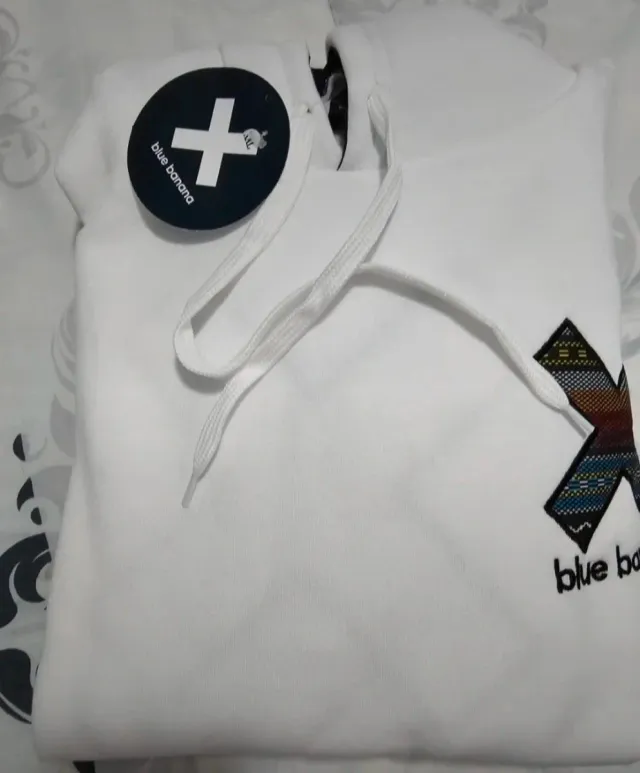 Sudadera Blue Banana Blanca
