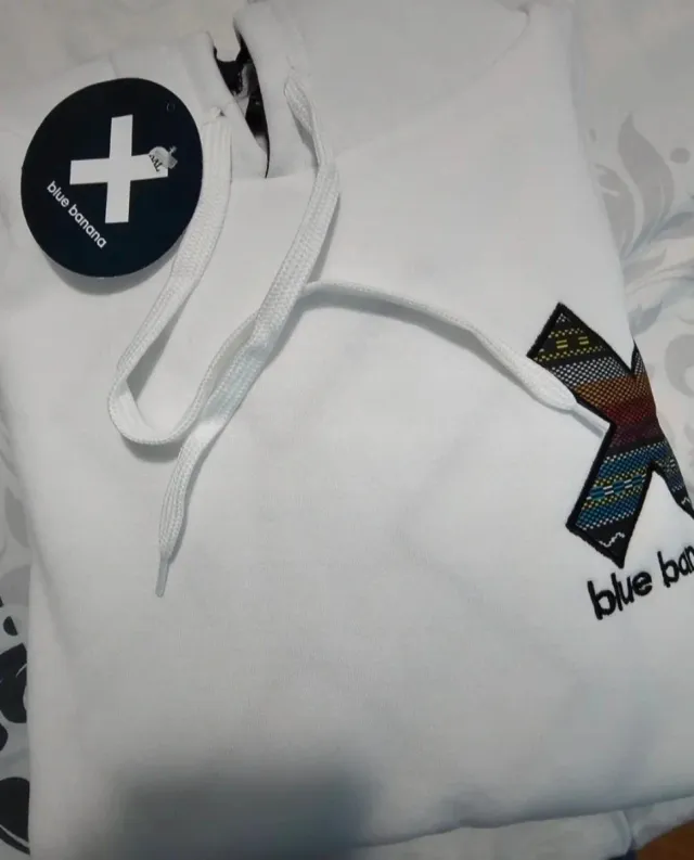 Sudadera Blue Banana Blanca