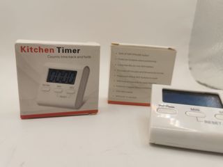 Confezione di 2 Timer da Cucina Digitali Nuovi