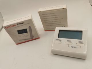 Confezione di 2 Timer da Cucina Digitali Nuovi