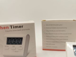 Confezione di 2 Timer da Cucina Digitali Nuovi