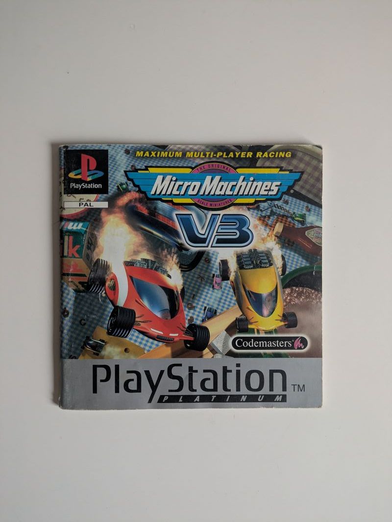 Imagen de Micro Machines V3 PS1 Platinum Manual